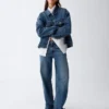 Jeans ample taille basse style années 90