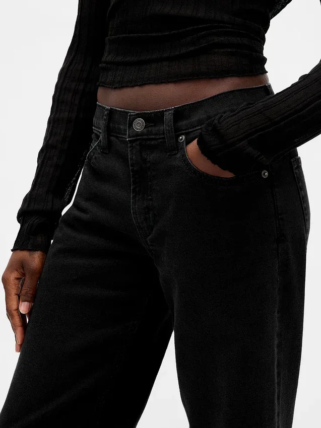 Jeans ample taille basse style années 90