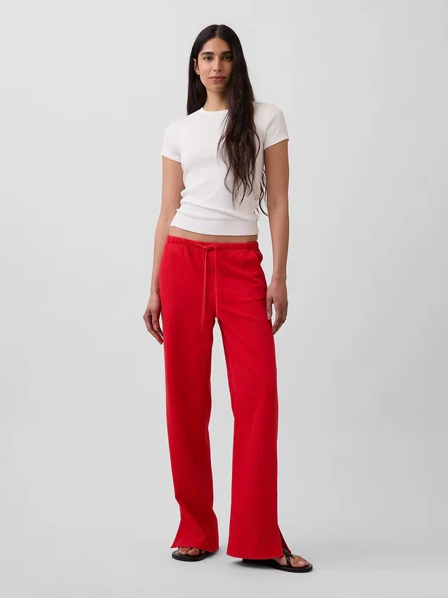 Jeans ample taille basse ultra-doux style années 90