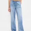 Jeans ample taille basse ultra-doux style années 90