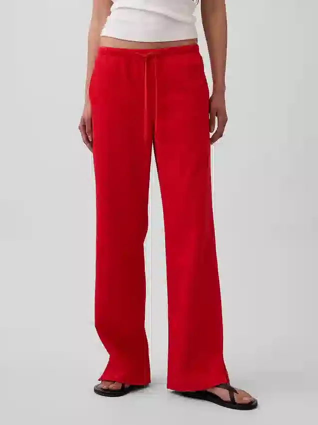 Jeans ample taille basse ultra-doux style années 90
