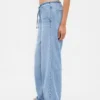 Jeans ample taille basse ultra-doux style années 90