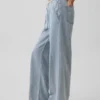 Jeans ample taille basse ultra-doux style années 90