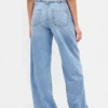 Jeans ample taille basse ultra-doux style années 90