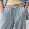 Jeans ample taille basse ultra-doux style années 90