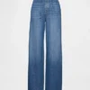 Jeans ample taille basse ultra-doux style années 90