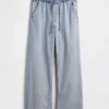 Jeans ample taille basse ultra-doux style années 90