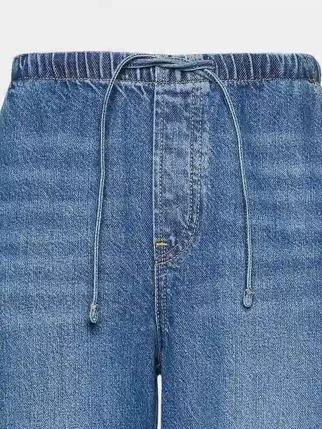Jeans ample taille basse ultra-doux style années 90