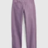 Jeans ample taille haute pour enfants, style années 90