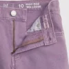 Jeans ample taille haute pour enfants, style années 90