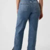 Jeans ample taille mi-haute style années 90