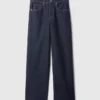Jeans ample taille mi-haute style années 90