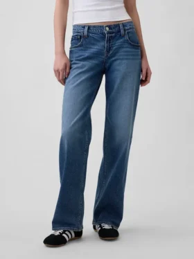 Jeans ample taille très basse style années 90
