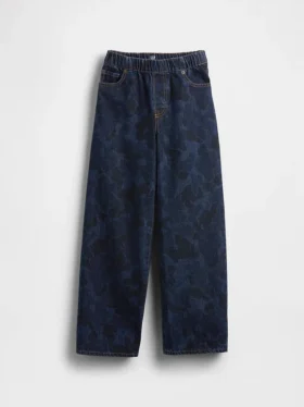 Jeans baggy décontracté camouflage pour enfant