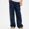 Jeans baggy décontracté camouflage pour enfant