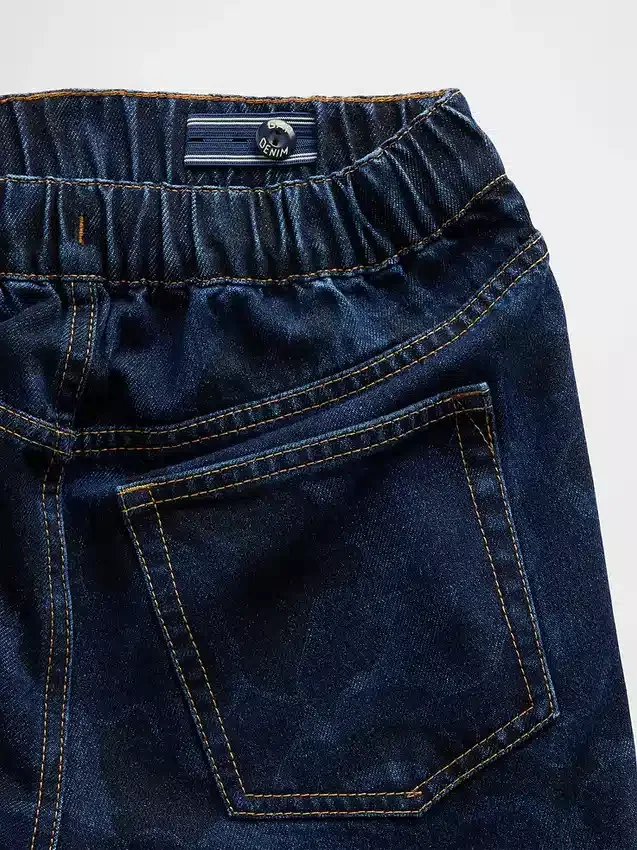 Jeans baggy décontracté camouflage pour enfant