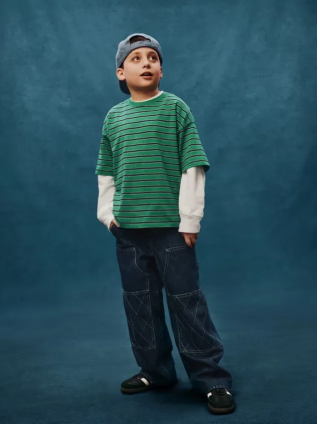 Jeans baggy de style « carpenter » pour enfants