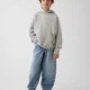 Jeans baggy effilé ultra-doux pour enfants