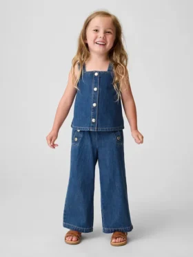 Jeans baggy à enfiler style marin pour Bébé & Enfant