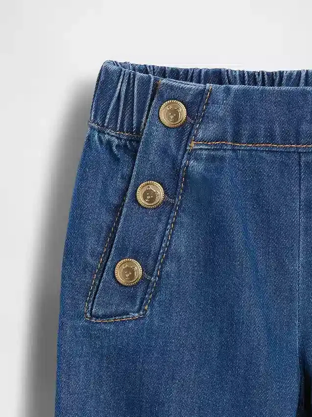 Jeans baggy à enfiler style marin pour Bébé & Enfant