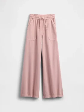 Jeans baggy faciles à enfiler à taille basse pour enfants