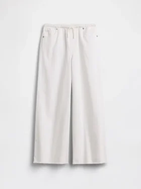 Jeans baggy faciles à enfiler à taille basse pour enfants