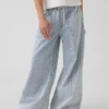 Jeans baggy faciles à enfiler à taille basse pour enfants