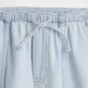 Jeans baggy faciles à enfiler à taille basse pour enfants