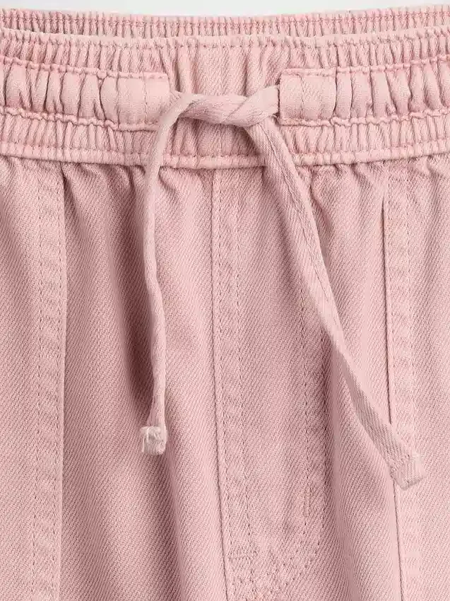 Jeans baggy faciles à enfiler à taille basse pour enfants