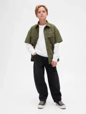 Jeans baggy fuselé pour enfant