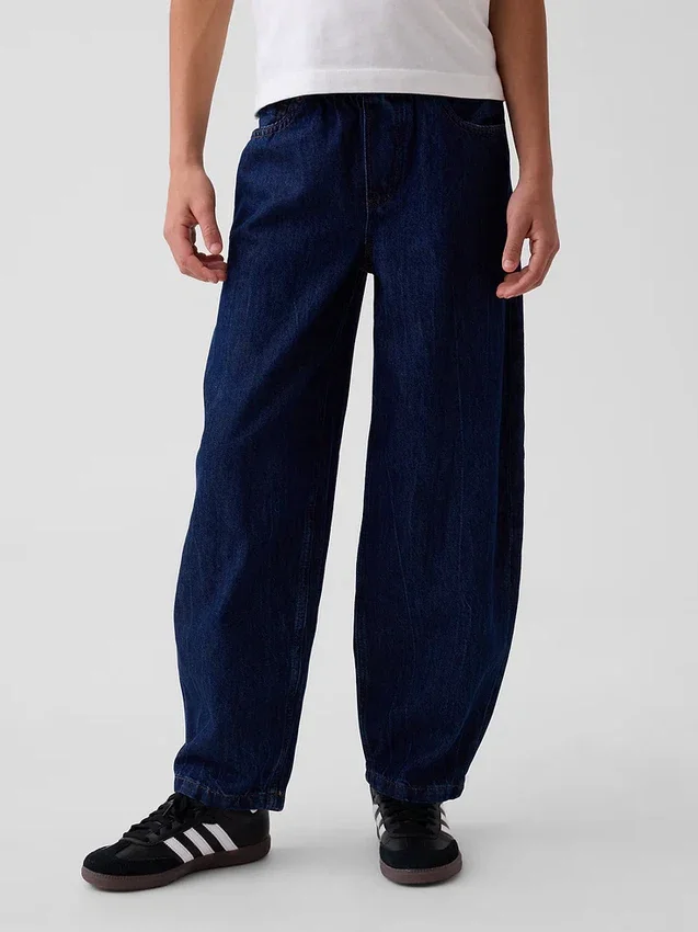Jeans baggy fuselé pour enfant