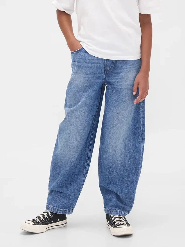 Jeans baggy fuselé pour enfant