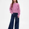 Jeans baggy métallisé taille basse pour enfant