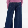 Jeans baggy métallisé taille basse pour enfant
