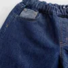 Jeans baggy métallisé taille basse pour enfant