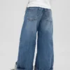 Jeans baggy pour enfant à taille basse et jambes larges