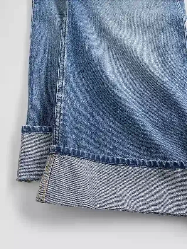 Jeans baggy pour enfant à taille basse et jambes larges