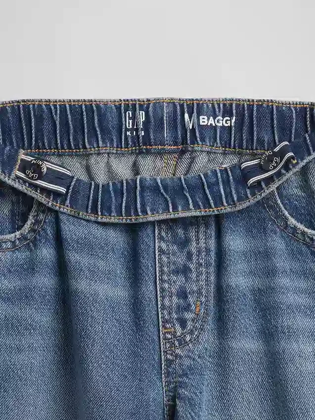 Jeans baggy pour enfant à taille basse et jambes larges