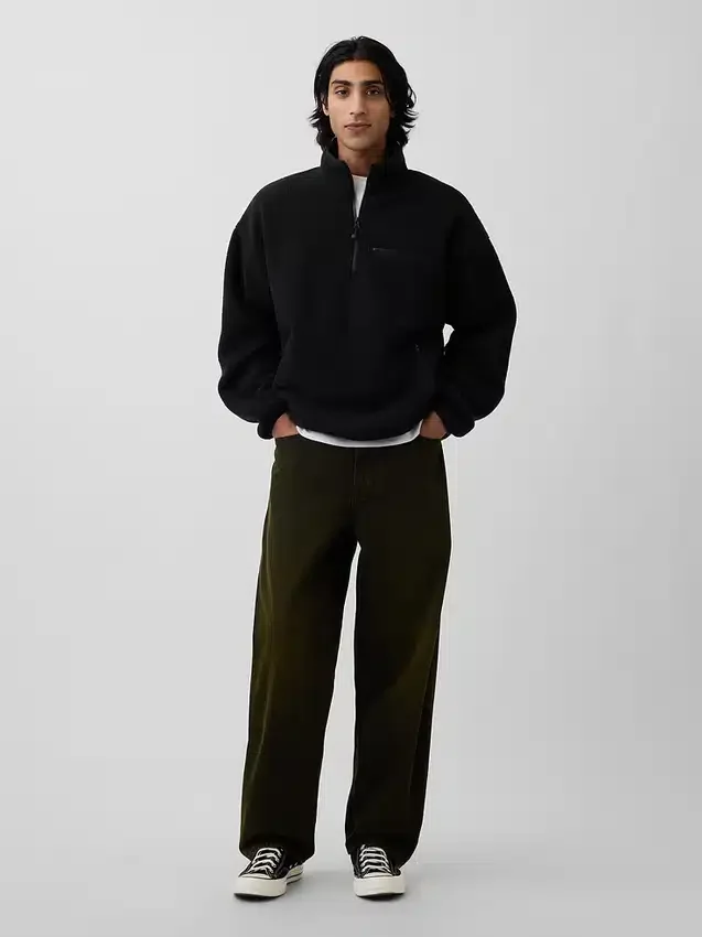 Jeans baggy rigide