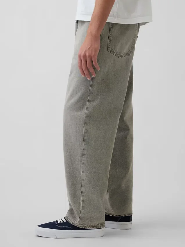 Jeans baggy rigide