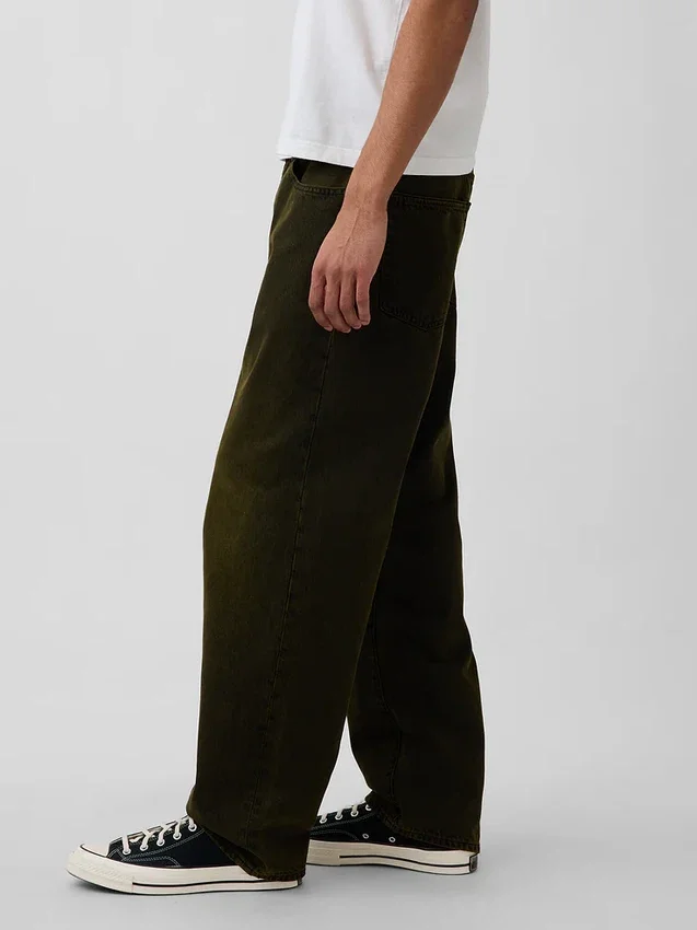 Jeans baggy rigide