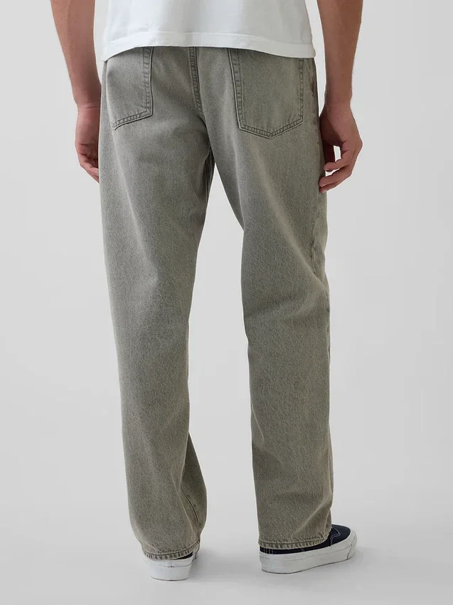 Jeans baggy rigide