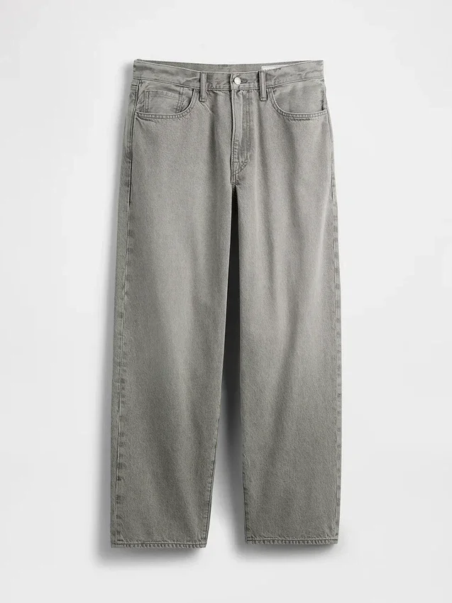 Jeans baggy rigide