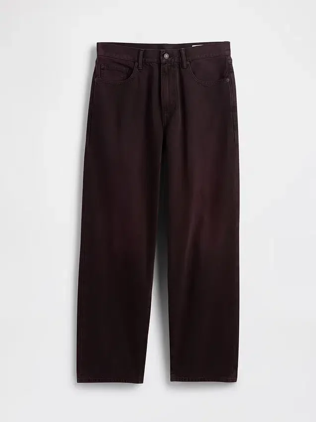 Jeans baggy rigide