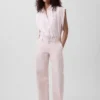 Jeans baggy rose taille basse GAP × Hfr de la collection Nicole Benefield