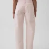 Jeans baggy rose taille basse GAP × Hfr de la collection Nicole Benefield