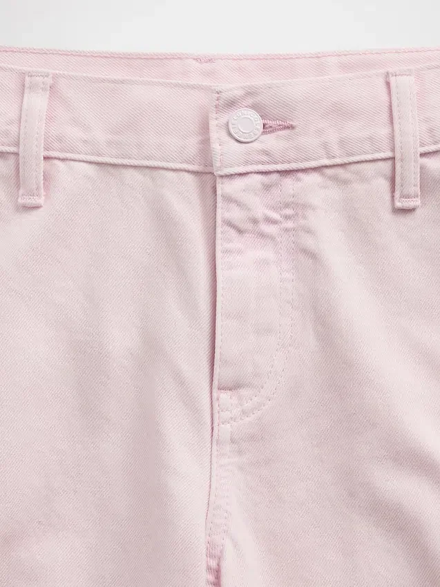 Jeans baggy rose taille basse GAP × Hfr de la collection Nicole Benefield