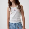 Jeans baggy taille basse brodé « I Heart NY » pour enfants