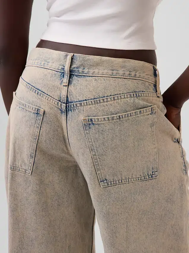 Jeans baggy taille basse GAP × Hfr par Nicole Benefield Portfolio