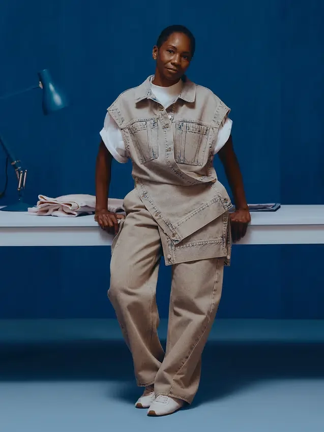 Jeans baggy taille basse GAP × Hfr par Nicole Benefield Portfolio
